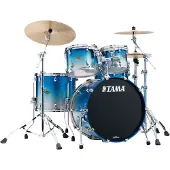 Tama Starclassic Walnut/Birch 4pc Shell Pack Molten Blue Ice Fade