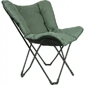 Bo Camp Chaise papillon de camping pliable Himrod Vert