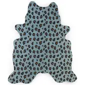 Childhome Tapis pour enfants 145x160 cm bleu léopard