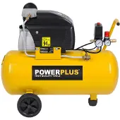 Powerplus POWX1760 - Compresseur Lubrifié 1500W - 50L