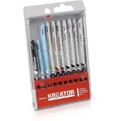 Kreator MIX de 10 Lames pour Scie Sauteuse -Krt041090