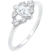 Elli Bague argent / blanc