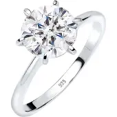 Elli Bague 'Kristall' argent / transparent