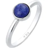 Elli PREMIUM Bague bleu cobalt / argent