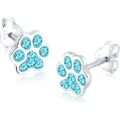 Elli Boucles d'oreilles turquoise / argent