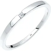 Elli DIAMONDS Bague 'Classic' argent