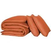 De Witte Lietaer Housse de couette Olivia 260 x 240 cm orange
