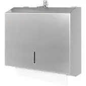 Jantex Distributeur d'essuie-tout en acier inoxydable avec serrure