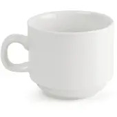 Olympia Tasse à thé en porcelaine blanche 20 cl (12 pièces)