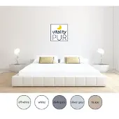 Vitality Pur - Drap-housse 100% coton - Jersey stretch - Blanc - 140x200