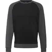 Urban Classics Sweat-shirt gris foncé / noir
