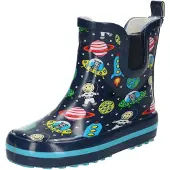 Beck Bottes en caoutchouc bleu nuit / mélange de couleurs