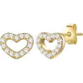 Glanzstücke Boucles d'oreilles jaune d'or / transparent