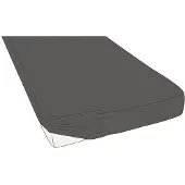 Kayori Drap-Housse Surmatelas Kayori Shizu Antracite (Percale)-160 x 210 cm