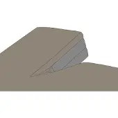 Kayori Drap-Housse Surmatelas Split Kayori Shizu Taupe (Percale)-210 x 220 cm