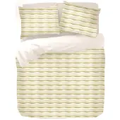 Kayori Set housse de couette Verdi de Tencel -taies d’oreiller en cuir