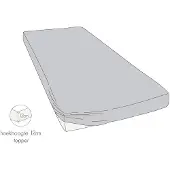Kayori Drap-Housse Surmatelas Kayori Shizu Gris (Jersey)-Lits-Jumeaux XL (200 x 200/210/220 cm)