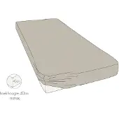Kayori Drap-Housse Kayori Shizu Sable (Jersey)-Lits XL (180/200 x 200/210/220 cm)