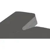 Kayori Drap-Housse Surmatelas Split Kayori Shizu Antracite (Percale)-200 x 200 cm