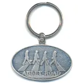 Rock Off The Beatles Porte-Clés Métal Abbey Road Crossing Iii