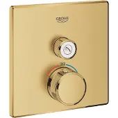 GROHE Thermostat GROHTHERM SMARTCONTROL eck 1 Abspv cool sunrise brossé