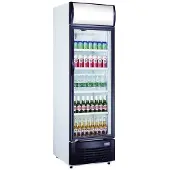 Saro Réfrigérateur commercial à bouteilles d'une capacité de 382 litres - présentoir publicitaire, verrouillable