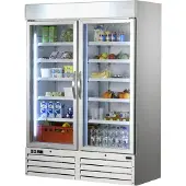 Saro Réfrigérateur à portes vitrées, 2 portes - Blanc Modèle G 920