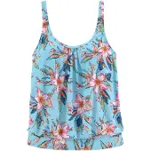 LASCANA Haut de tankini bleu clair / mélange de couleurs