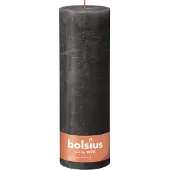 Bolsius Bougie cylindrique rustique Shine 300/100 stormy grey