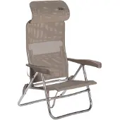 Crespo - Chaise de plage - AL/205 - Compact - Gris clair