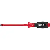 Wiha 32869 Tournevis SoftFinish Fente Avec Manchon De Serrage - 4,0 Mm X 125 Mm