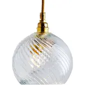 Ebb & Flow Rowan Suspension en Cristal Round Gold | Ø15.5 cm | Swirl IP20