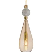 Ebb & Flow Smykke Suspension Shiny Gold | Golden Smoke | Crystal Check E14IP20