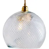 Ebb & Flow Rowan Suspension en Cristal Round Gold | Ø28 cm | Swirl IP20