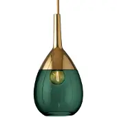 Ebb & Flow Lute Suspension Ivy Green | Gold | Ø: 14 cm E14