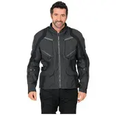 Vanucci VAJ-1 Veste Textile Anthracite/Noir 50 hommes gris