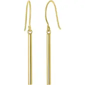 Lucardi Boucles d'oreilles 'Klassisch' or