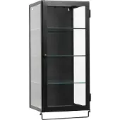 Nordal A/s Siri Armoire Murale | 1 Porte | Métal Noir | 20110