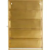 Nordal Armoire Murale A/s Ada | M | 4 Tablettes | Or | 20142