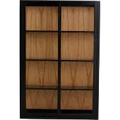Nordal A/s Bei Armoire Murale | Portes Coulissantes | Noir | 2058