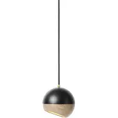MATER Suspension , Ray S, dimmable, Noir, Salon / séjour, Bois, Design