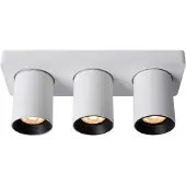 Lucide Projecteur de plafond Nigel Blanc à 3 lumières