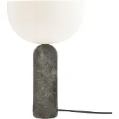 New Works Kizu Lampe de Table Large | Gris du Marais Marble