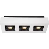 Lucide Xirax Spot de Plafond White | 3x5W 2200K|3000K