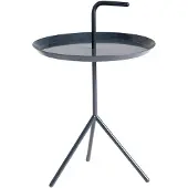HAY DLM Portable Table d'Appoint Deep Blue | Ø 38 cm x H 56 cm