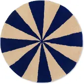 Ferm Living Arch Tufted Tapis Blue | Large