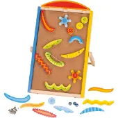Goki Chemin en bois boule de flipper 43 x 26 cm