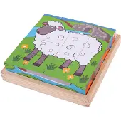 Bigjigs Casse-tête en bois Animaux de la ferme