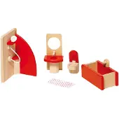 Goki 51717 Accessoires pour maisons de poupées Salle de bains de la maison de poupées