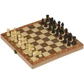 Gollnest & Kiesel Jeu d'échecs dans une boîte pliante en bois